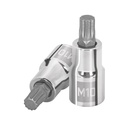 Dado punta corta bristol M10, cuadro 1/2', TRUPER D-1210-BC