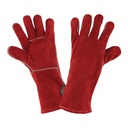 Guantes para soldador, rojos, TRUPER GU-505