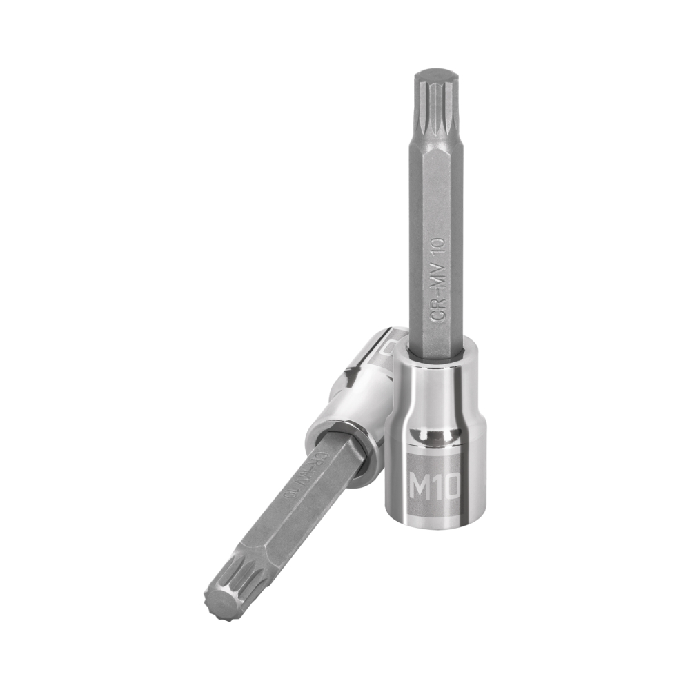 Dado punta larga bristol M10, cuadro 1/2', TRUPER D-1210-BL
