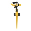 Aspersor plástico 11' dos vías, estaca plástica, PRETUL ASPRO-11X