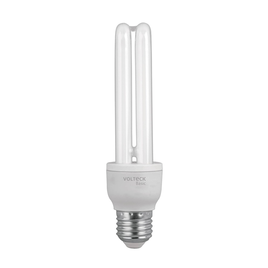 Lámpara doble T4 13 W luz cálida en caja, VOLTECK FODOC-13CP