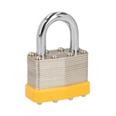 Candado laminado, 45mm, gancho corto, blister, HERMEX BASIC CM-45P