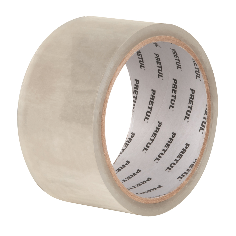 Cinta de empaque 48 mm x 40 m transparente, PRETUL CTR-40P