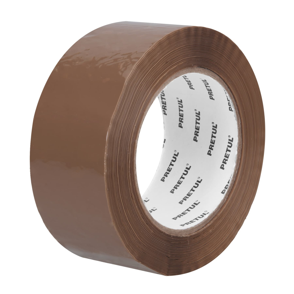 Cinta de empaque 48 mm x 150 m canela, PRETUL CCA-150P