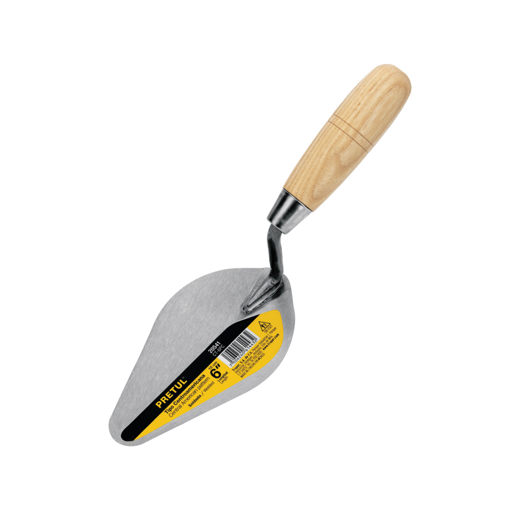 Cuchara para albañil 6' tipo Centroamericana, PRETUL CT-6PC