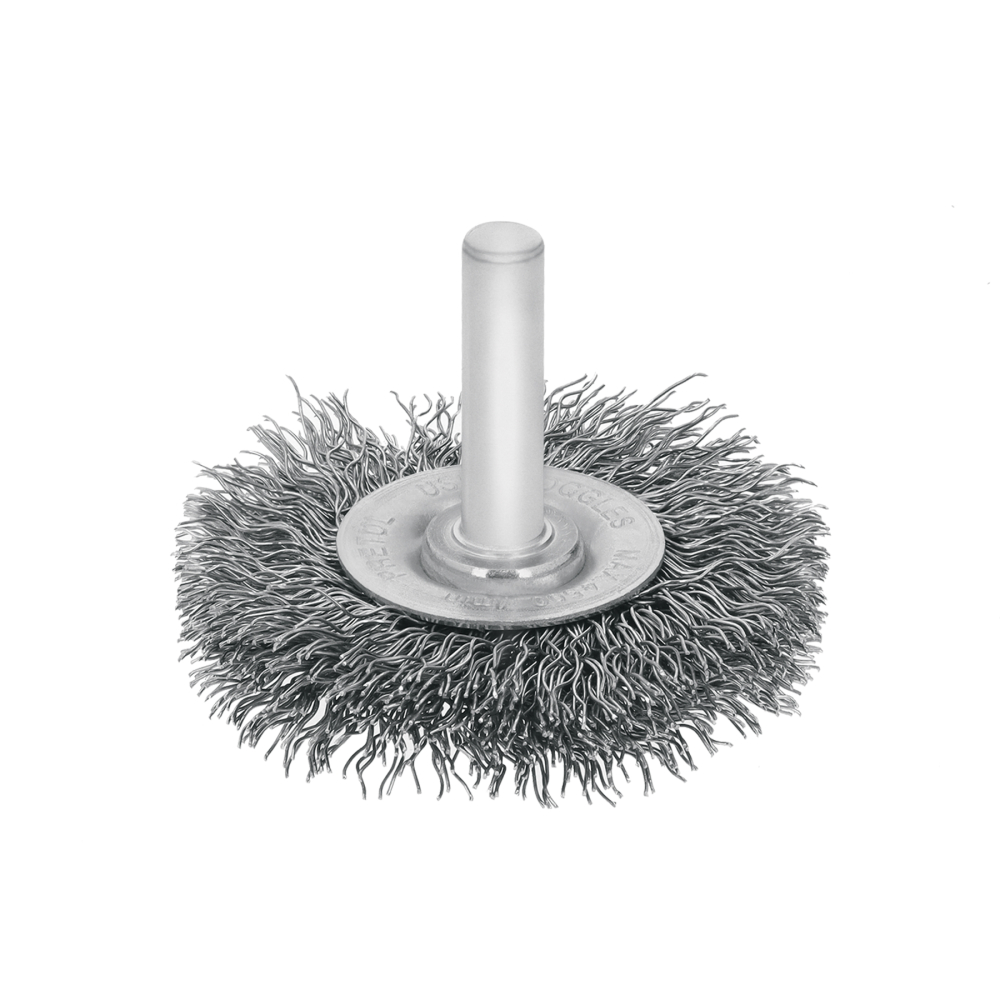 Carda circular 2' alambre grueso para taladro, PRETUL CA-2P