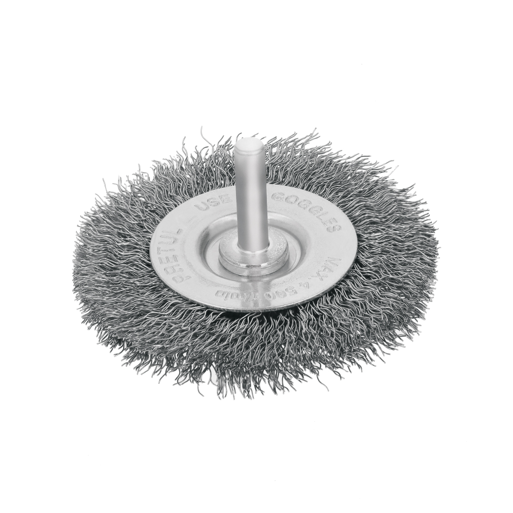 Carda circular 3' alambre grueso para taladro, PRETUL CA-3P