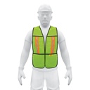 Chaleco de seguridad con cintas reflejantes, amarillo,PRETUL CHS-200V