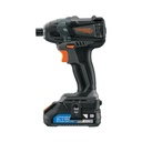 Destornillador de impacto, 20V, 2 baterías 2Ah, MAX MAX-20D