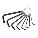 Juego de 8 llaves hexagonales mm, tipo llavero, PRETUL ALL-P8M