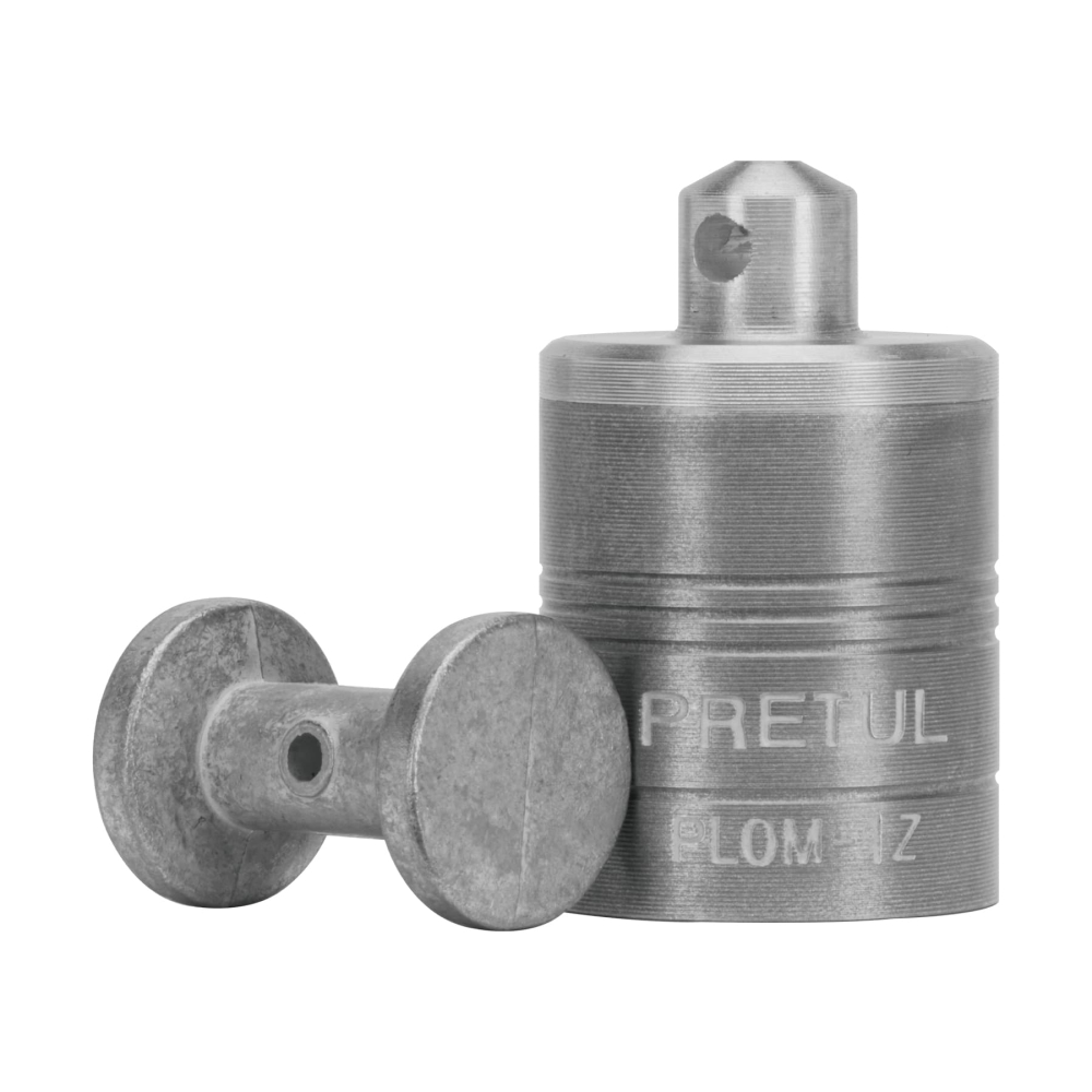 Plomada metálica de 200 g con centro, PRETUL PLOM-1Z