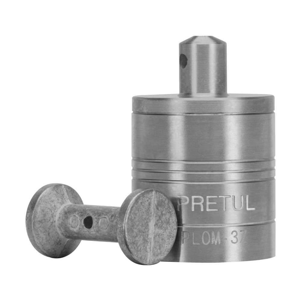 Plomada metálica de 340 g con centro, Pretul PLOM-3Z