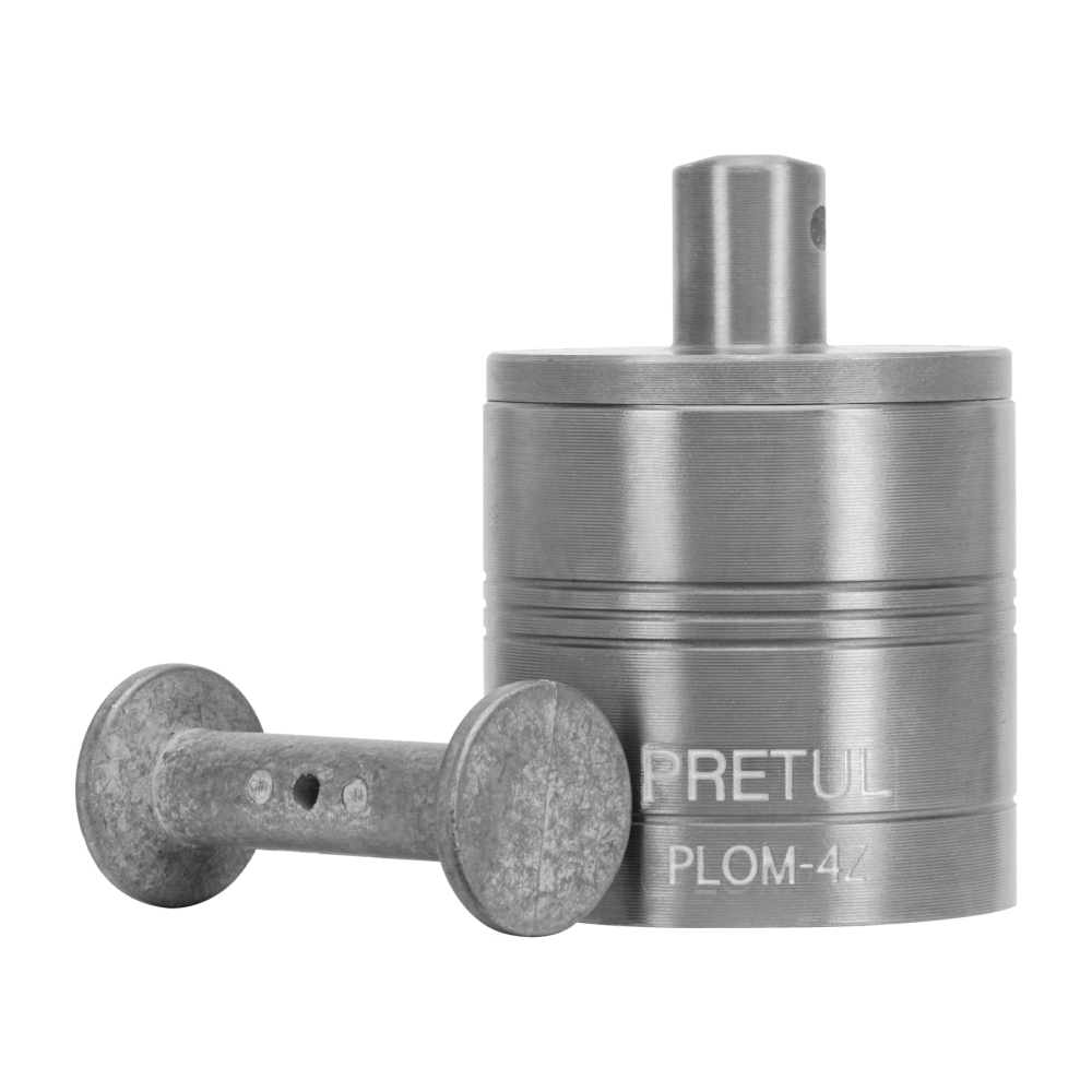 Plomada metálica de 675 g con centro, PRETUL PLOM-4Z