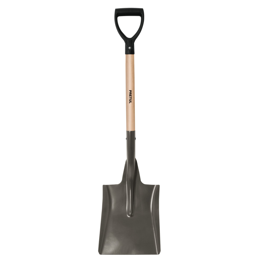 Pala cuadrada, puño 'Y', mango 28', PRETUL PCD-X