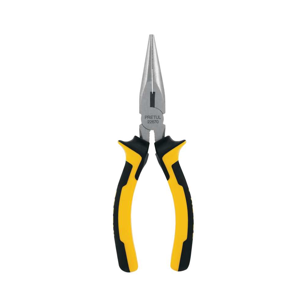 Pinza de punta y corte 6' mango Comfort Grip, PRETUL PPC-6PX