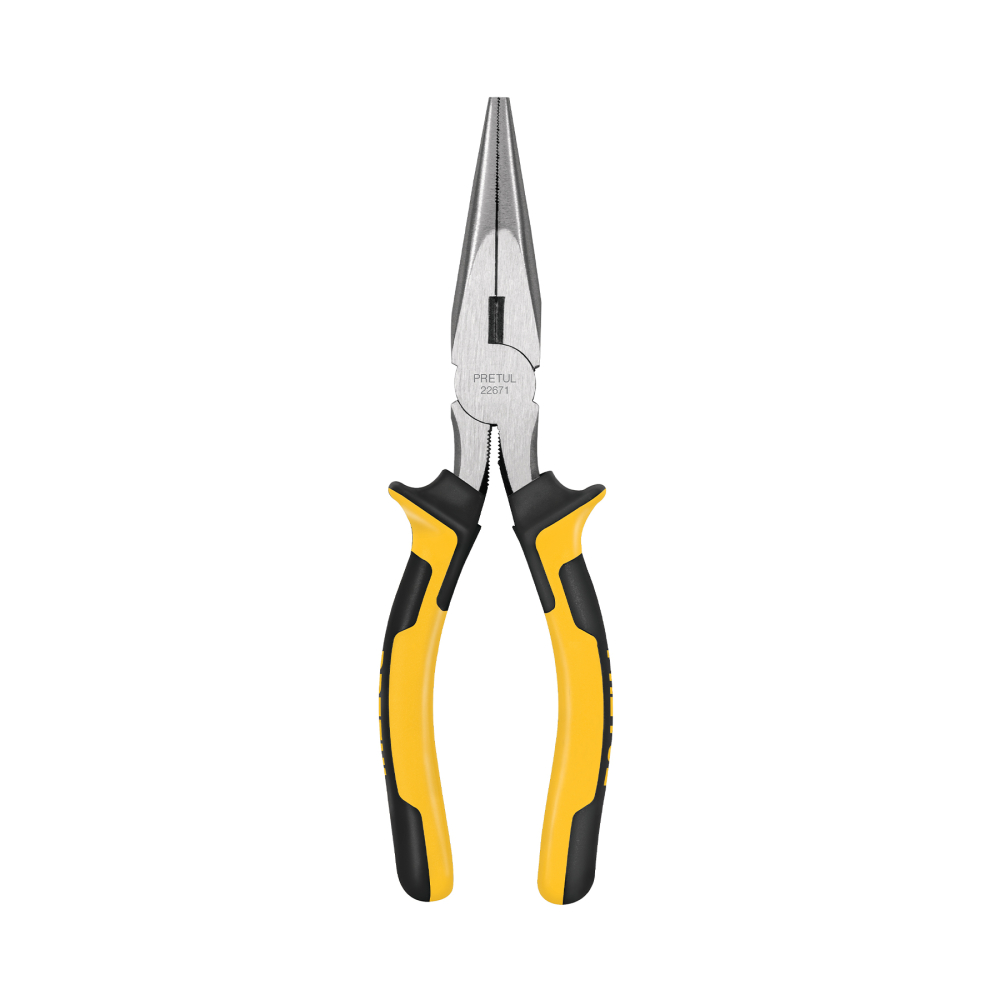 Pinza de punta y corte 8' mango Comfort Grip, PRETUL PPC-8PX