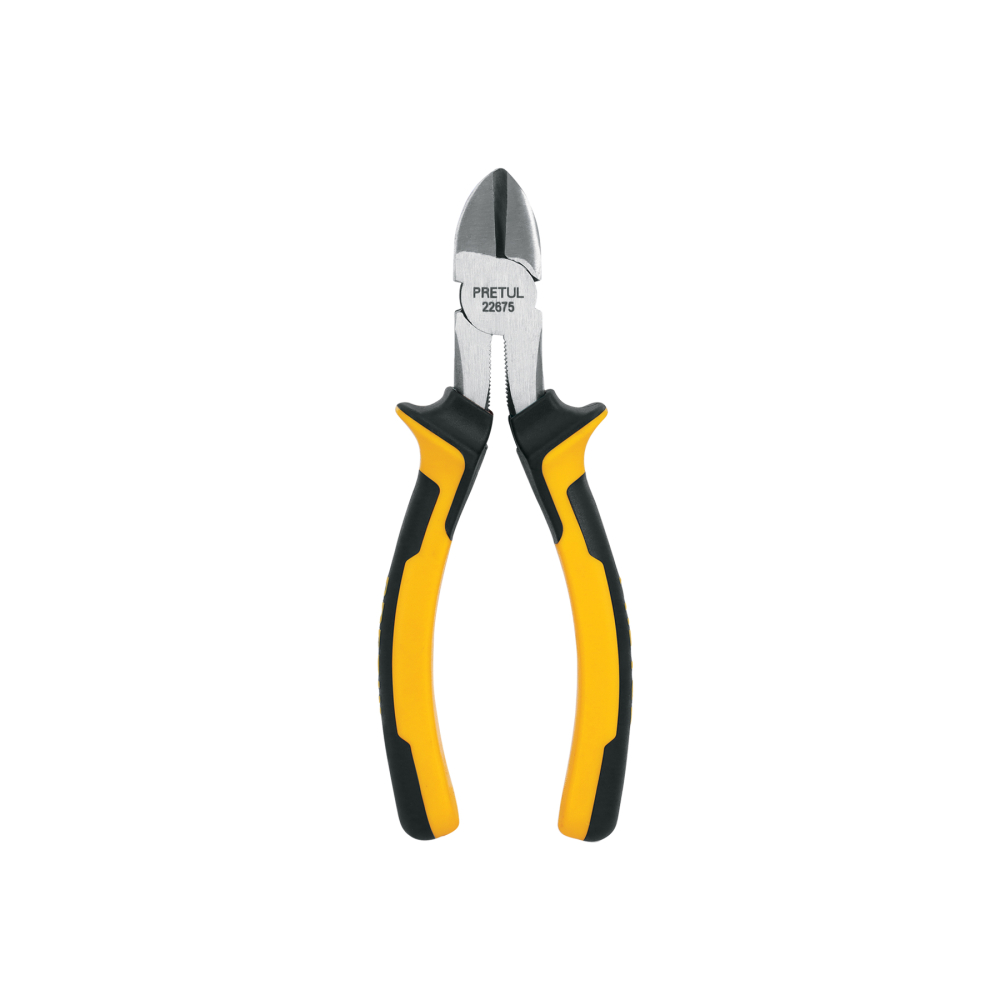 Pinza de corte diagonal 6' mango Comfort Grip, PRETUL PCD-6PX