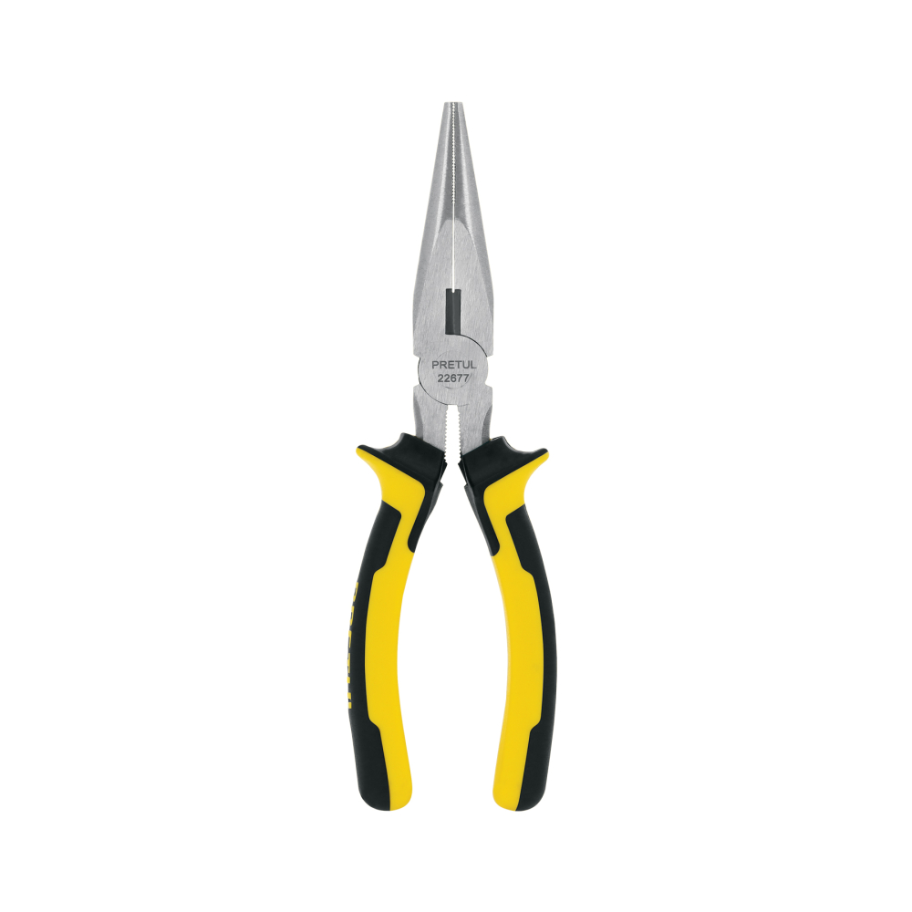 Pinza de punta y corte 7' mango Comfort Grip, PRETUL PPC-7PX