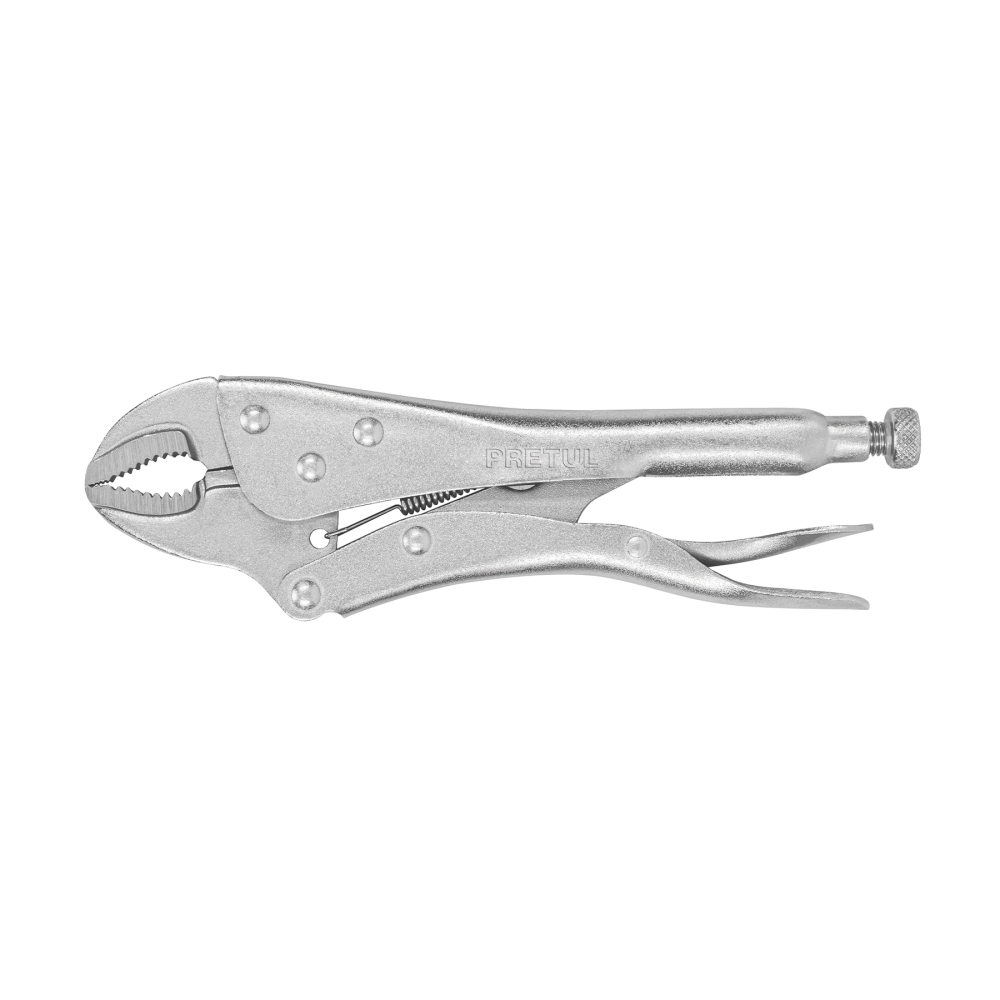 Pinza de presión 10' mordaza curva, PRETUL PP-10C