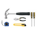 Juego de herramientas básicas, 6 piezas, PRETUL JGO-CAS6