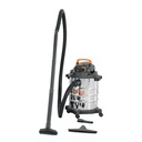 Aspiradora de sólidos y líquidos, 5 gal, acero inox, TRUPER ASP-5X