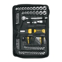 Juego de 83 herramientas 1/4' y 3/8' para mecánico, Pretul SET-85