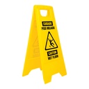 Letrero de piso resbaloso, 62 cm, KLINTEK RESBA-60P