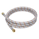 Manguera para gas, aluminio, 5/16' flare, 200cm, FOSET BASIC FGA-20NP