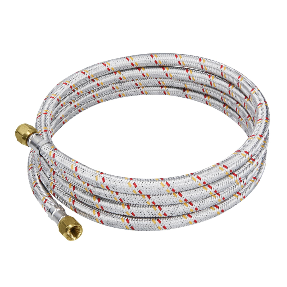 Manguera para gas, aluminio, 5/16' flare, 250cm, FOSET BASIC FGA-25NP