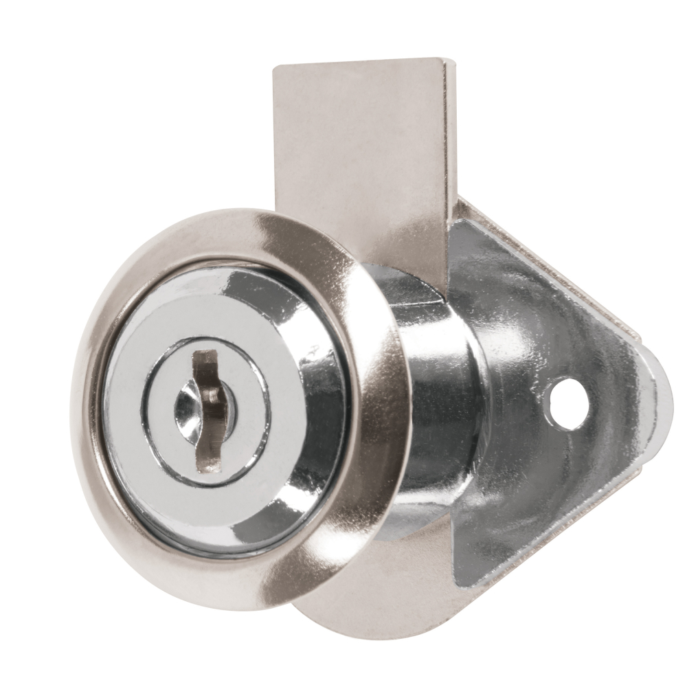 Cerradura para mueble, modelo 21, cromo, HERMEX BASIC CM-21C-P