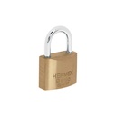 Candado de latón 40 mm llave tetra en blíster, HERMEX BASIC CL-40XP