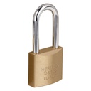 Candado de latón 40 mm gancho largo en blíster, HERMEX BASIC CL-40LP