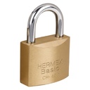 Candado de hierro 40 mm, color latón, corto, caja, BASIC CH-40P