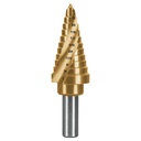Broca escalonada titanio 11 escalones 1/4' a 7/8', EXPERT BES-11X