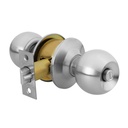 Cerradura tipo esfera, cilíndrico, recámara, cromo, BASIC BAL-CM-RP