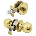 Combo cerraduras, llave-mariposa, latón brillante, BASIC CMB-11P