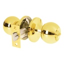 Cerradura tipo esfera, recámara, tubular, brillante, BASIC BALT-LB-RP
