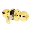 Cerradura tipo esfera, tubular, baño, brillante, BASIC BALT-LB-BP