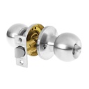 Cerradura tipo esfera, tubular, baño, cromo, HERMEX BASIC BALT-CM-BP