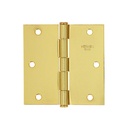 Bisagra cuadrada 3-1/2',latonado, cabeza plana, HERMEX BASIC BC-351PP