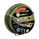 Manguera 3/4' anti-torceduras 6 capas 30m conexiones d/metal MAN-30X3/4XX