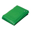 Lona de polietileno 5 x 6 m, verde, 110 g/m2, PRETUL LP-56V