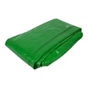 Lona de polietileno 6 x 12 m, verde, 110 g/m2, PRETUL LP-612V