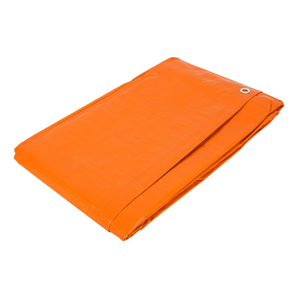 Lona de polietileno 4 x 5 m, naranja, 110 g/m2, PRETUL LP-45N