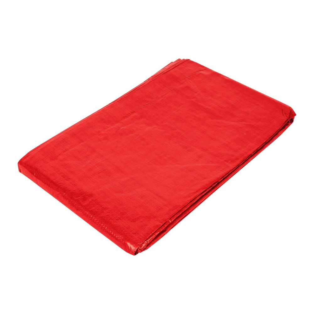 Lona de polietileno 4 x 5 m, roja, 110 g/m2, PRETUL LP-45R