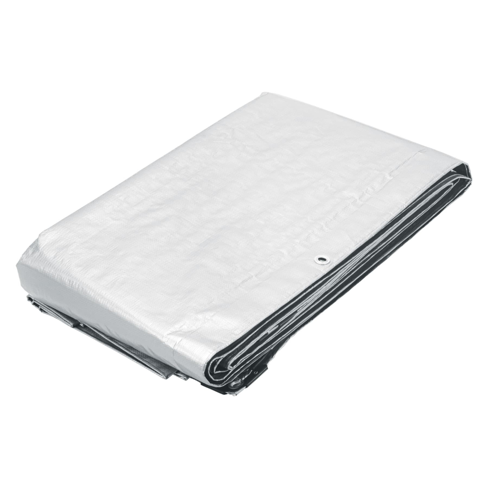 Lona de polietileno 6 x 12 m, blanca, 110 g/m2, PRETUL LP-612B