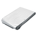 Lona de polietileno 6 x 12 m, blanca, 110 g/m2, PRETUL LP-612B