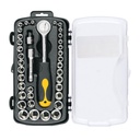 Juego de 39 herramientas 1/4' y 3/8' para mecánico, Pretul JUDA-38P