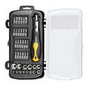 Juego de 39 herramientas 1/4' para mecánico, PRETUL JUDA-39P