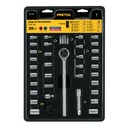 Juego de 39 herramientas 1/4' y 3/8' para mecánico, Pretul JUDA-40PB